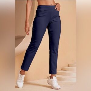 🖤 NWT ACEGOLFS Eagle Performance Stretch Ankle Pants – Navy (S)